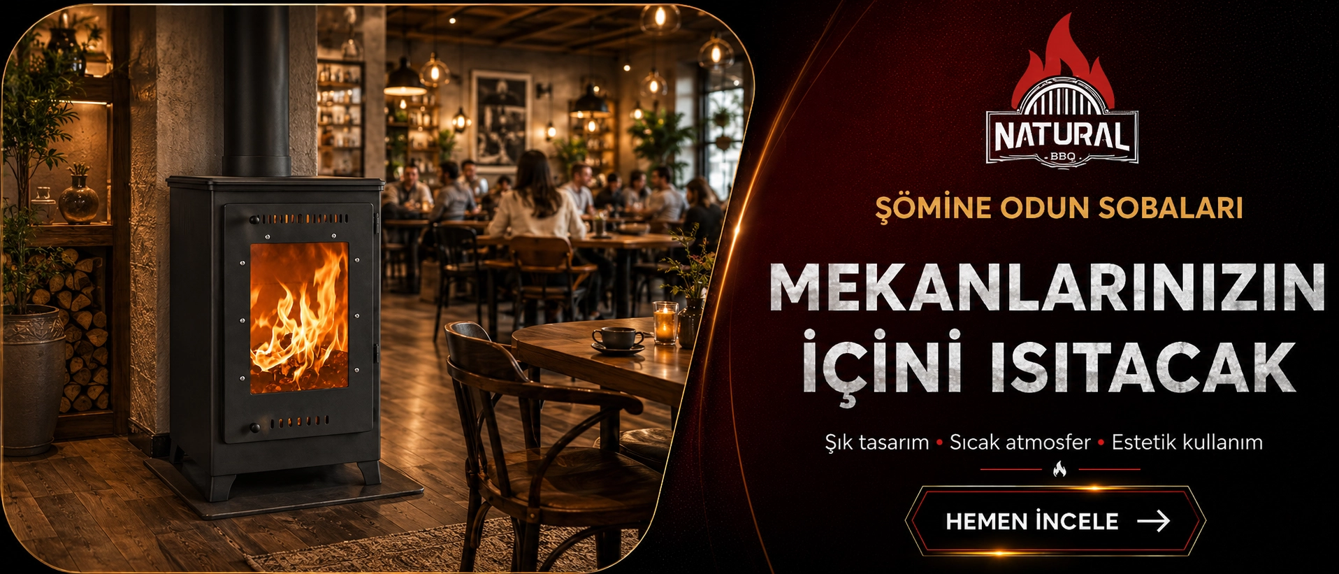 Bolu Kuzine Şömine Mangal